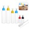 Cookie Icing Bottles, 6 Squeeze Applicator Bottles, 2 each (1, 2 and 4 ounces), Royal Icing Tools, Cake Sugar Cookie Decorating Supplies, Food Coloring, Frosting, Pancake Arts and Crafts Kit